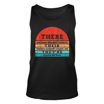 There Their Theyre Funny Unisex Tank Top | Mazezy