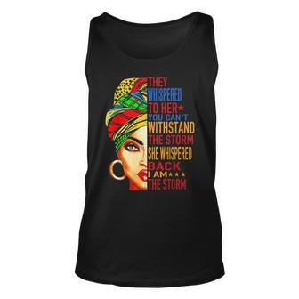 They Whispered To Her Melanin Queen Lover Gift Unisex Tank Top | Mazezy