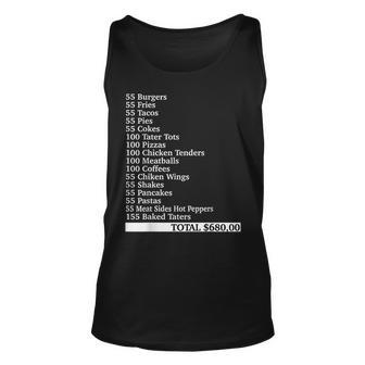 I Think You Should Leave 55 Burgers 55 Fries Tank Top - Monsterry UK
