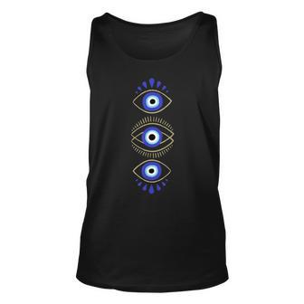 Third Eye All Seeing Spiritual Mystical Evil Eye Protection Tank Top - Monsterry UK