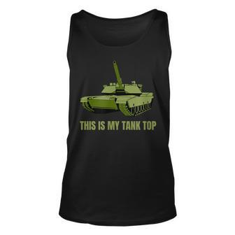 This Is My Army Military Vehicle Funny Unisex Tank Top - Seseable