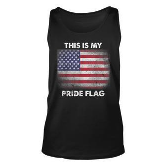 This Is My Pride Flag Usa American 4Th Of July Patriotic Unisex Tank Top - Seseable