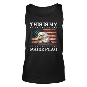 This Is My Pride Flag Usa American 4Th Of July Patriotic Unisex Tank Top - Monsterry DE
