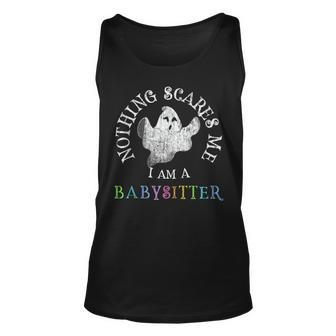This Is My Scary Babysitter Costume Dont Scare Me Nanny Unisex Tank Top | Mazezy