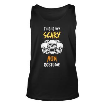 This Is My Scary Nun Costume Unisex Tank Top | Mazezy