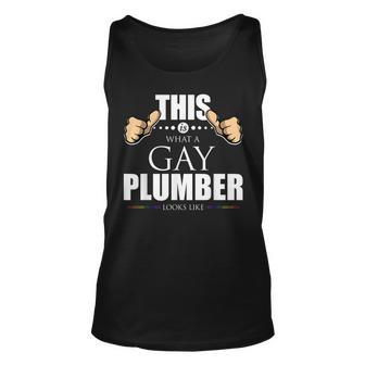 This Is What A Gay Plumber Looks Like Lgbt Pride Unisex Tank Top | Mazezy