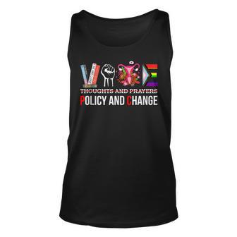 Thoughts And Prayers Vote Policy And Change Equality Rights Tank Top | Mazezy