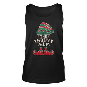 The Thrifty Elf Cute Ugly Christmas Sweater Family Tank Top - Monsterry UK