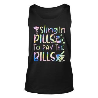 Tie Dye Educated Drug Dealer Humor Pharmacist Pills Medicine Humor Tank Top | Mazezy
