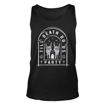 Till Death Do Us Party For Bachelor Halloween Tank Top - Monsterry
