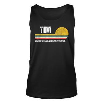 Tim Name Unisex Tank Top - Thegiftio UK