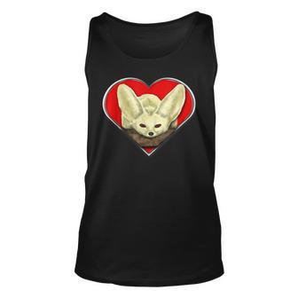 Tiny Fennec Fox Gifts For Fox Lovers Funny Gifts Unisex Tank Top | Mazezy