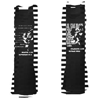 To The Person Behind Me Unisex Tank Top | Mazezy