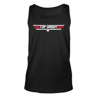 Top Daddy Funny Father 80S Fathers Day Gift Unisex Tank Top | Mazezy