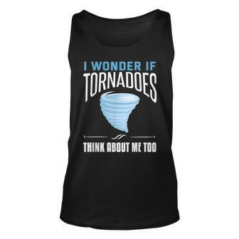 Tornado Funny Storm Chaser Chasing Storms Unisex Tank Top - Thegiftio UK