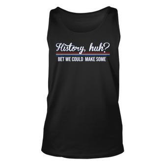 History Huh Red White And Royal Blue Tank Top - Seseable