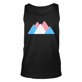 Transgender Pride Mountains Lgbtq Minimalist Trans Ftm Mtf Unisex Tank Top | Mazezy