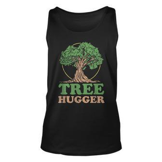 Tree Hugger Retro Vintage Environmental Nature Lover Unisex Tank Top - Seseable