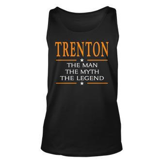 Trenton Name Gift Trenton The Man The Myth The Legend V2 Unisex Tank Top - Seseable