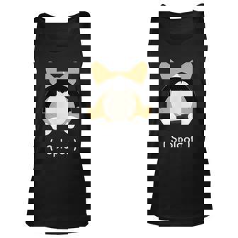 Tri Corgi Sploot Unisex Tank Top | Mazezy