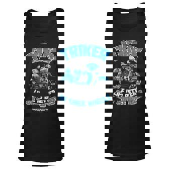 Triker Motorcycle Trike Motortrike Three Wheeler Biker Gift Unisex Tank Top | Mazezy