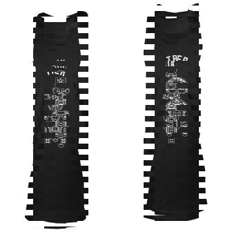 Triker Motorcycle Trike Three Wheeler Motortrike Image Gift Unisex Tank Top | Mazezy