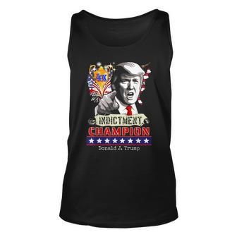 Trump 4-Time Indictment Champ Tank Top | Mazezy
