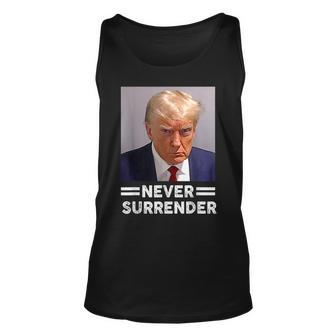 Trump Shot Never Surrender Trump Vote 2024 Tank Top | Mazezy