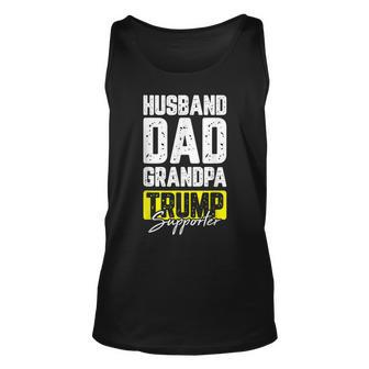 Trump Supporter Husband Dad Grandpa Cool Republican Gifts Unisex Tank Top | Mazezy