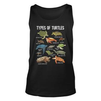 Turtle Lover Reptile Pet Turtle Types Of Turtles Tank Top - Seseable
