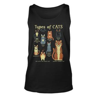 Types Of Cat Funny Comparison Cat Pet Lover Owner Unisex Tank Top - Monsterry AU