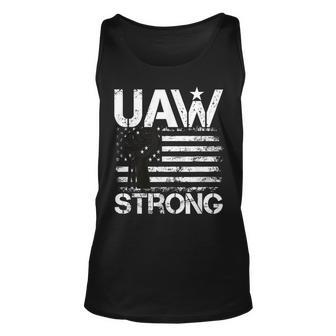 Uaw Strike 2023 United Auto Workers Union Uaw Strong Red Tank Top | Mazezy