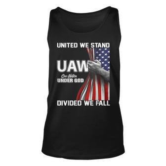 Uaw Strong United We Stand Proud Union Uaw Red Tank Top - Monsterry