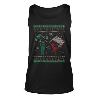 Ugly Christmas Sweater Color Guard Winter Guard Tank Top | Mazezy DE