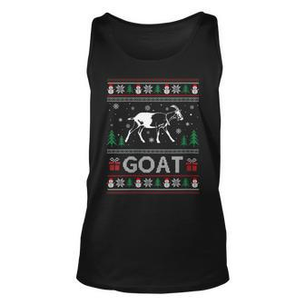 Ugly Christmas Sweater Goat Ugly Xmas Tank Top - Monsterry AU