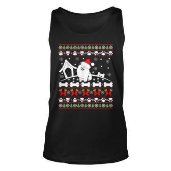 Ugly Christmas Sweater Pomeranian Dog Tank Top - Monsterry AU