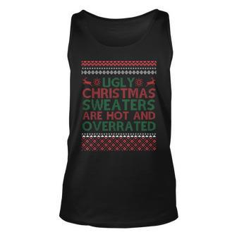 Ugly Christmas Sweaters Are Hot And Overrated Lovely Tank Top - Monsterry UK