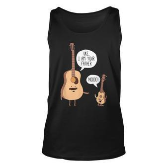 Uke Im Your Father Funny Ukulele Guitar Music Fathers Day Unisex Tank Top - Monsterry DE