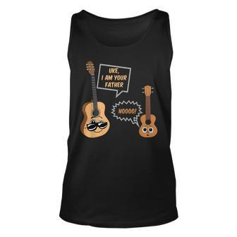Uke Im Your Father Gifts For Music Guitar Ukulele Lovers Unisex Tank Top | Mazezy