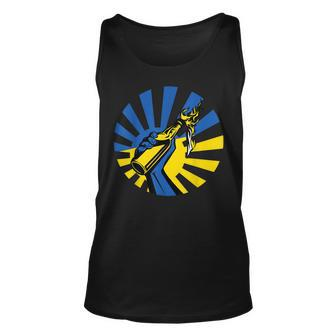 Ukrainian Molotov Cocktail For Russia Army Ukraine Support Unisex Tank Top | Mazezy