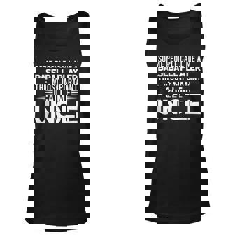 Uncle Baseball Player Coach Uncles Funny Gifts Unisex Tank Top | Mazezy
