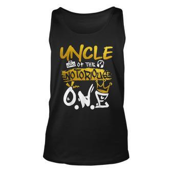 Uncle Of The Notorious One Old School Hip Hop 1St Birthday Unisex Tank Top - Seseable