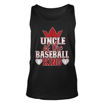 Uncle Of The Baseball King Family Matching Unisex Tank Top | Mazezy