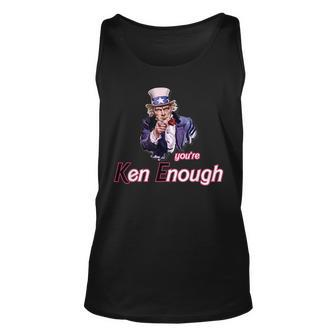 Uncle Sam Enough I Am Enough I'm Ken I Am Ken Kenenoug Tank Top | Mazezy