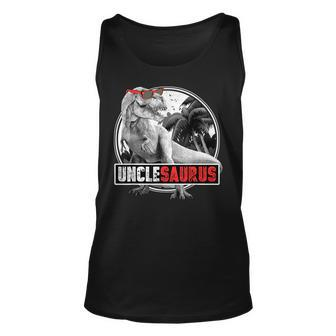 Unclesaurus T Rex Dinosaur Uncle Saurus Matching Unisex Tank Top | Mazezy AU
