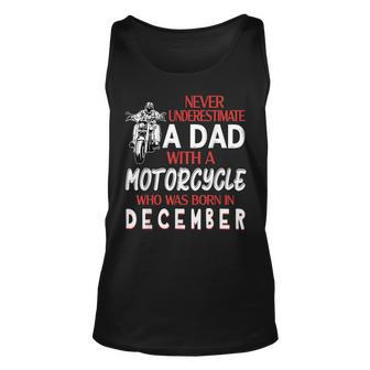Never Underestimate A Dad With A Motorcycle Born In February For Dad Tank Top | Mazezy