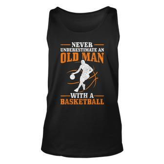 Never Underestimate An Old Man With A Basketball Tank Top | Mazezy