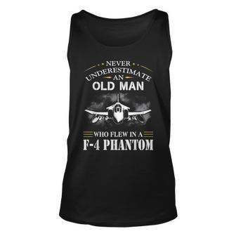 Never Underestimate An Old Man Who Flew In Af4phantom Old Man Tank Top | Mazezy