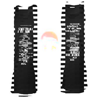 Never Underestimate An Old Man Who Loves Drag Racing Old Man Tank Top | Mazezy
