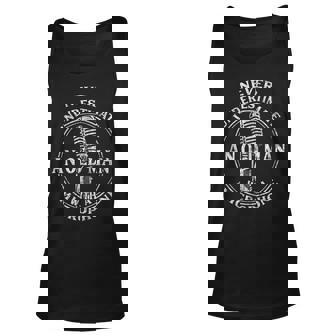 Never Underestimate An Old Man With A Microphonefunny Old Man Tank Top | Mazezy